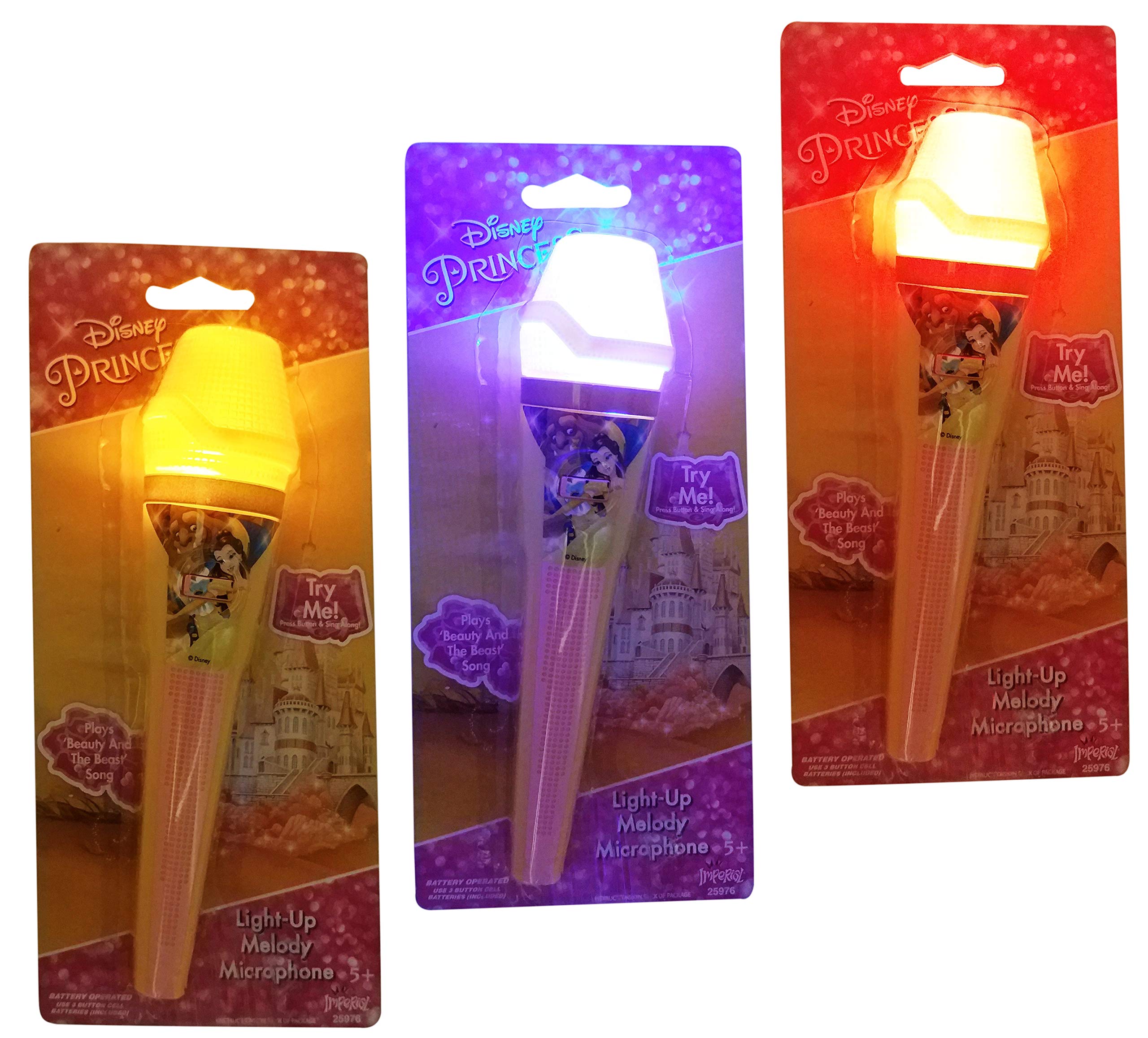 Dazzling Deals Light Up Melody Microphone Beauty and The Beast
