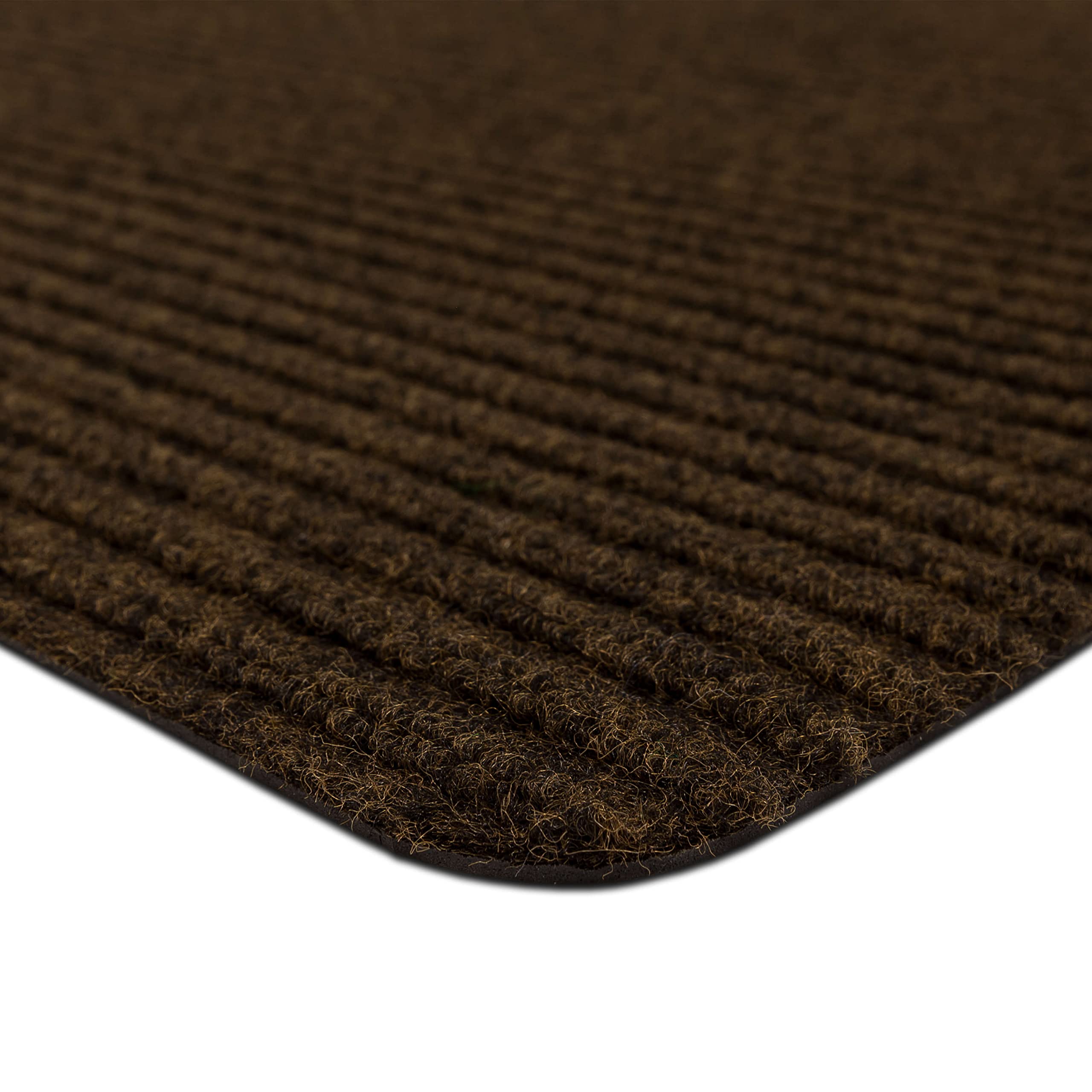 Mohawk Home Utility Floor Mat Solid Dark Brown (3' x 4') Perfect for