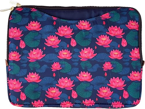 Miniatura 5 de Yumbox Poche (azul marino) Bolsas de almuerzo aisladas de diseño delgado para mujeres y hombres. Funda forrada aislada con asas que se guardan,