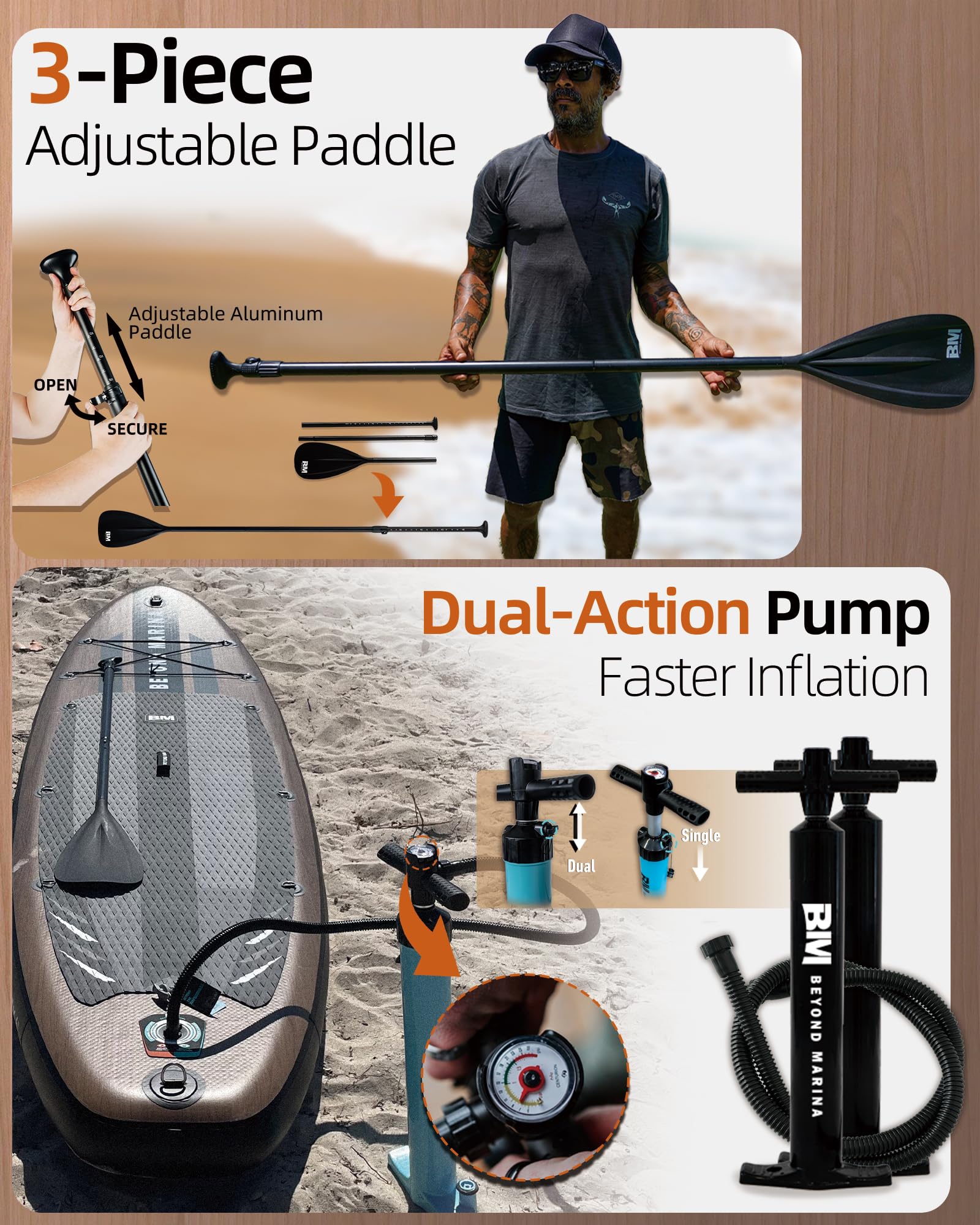 Amazon | Beyond Marina supボード スタンドアップパドルボード sup 