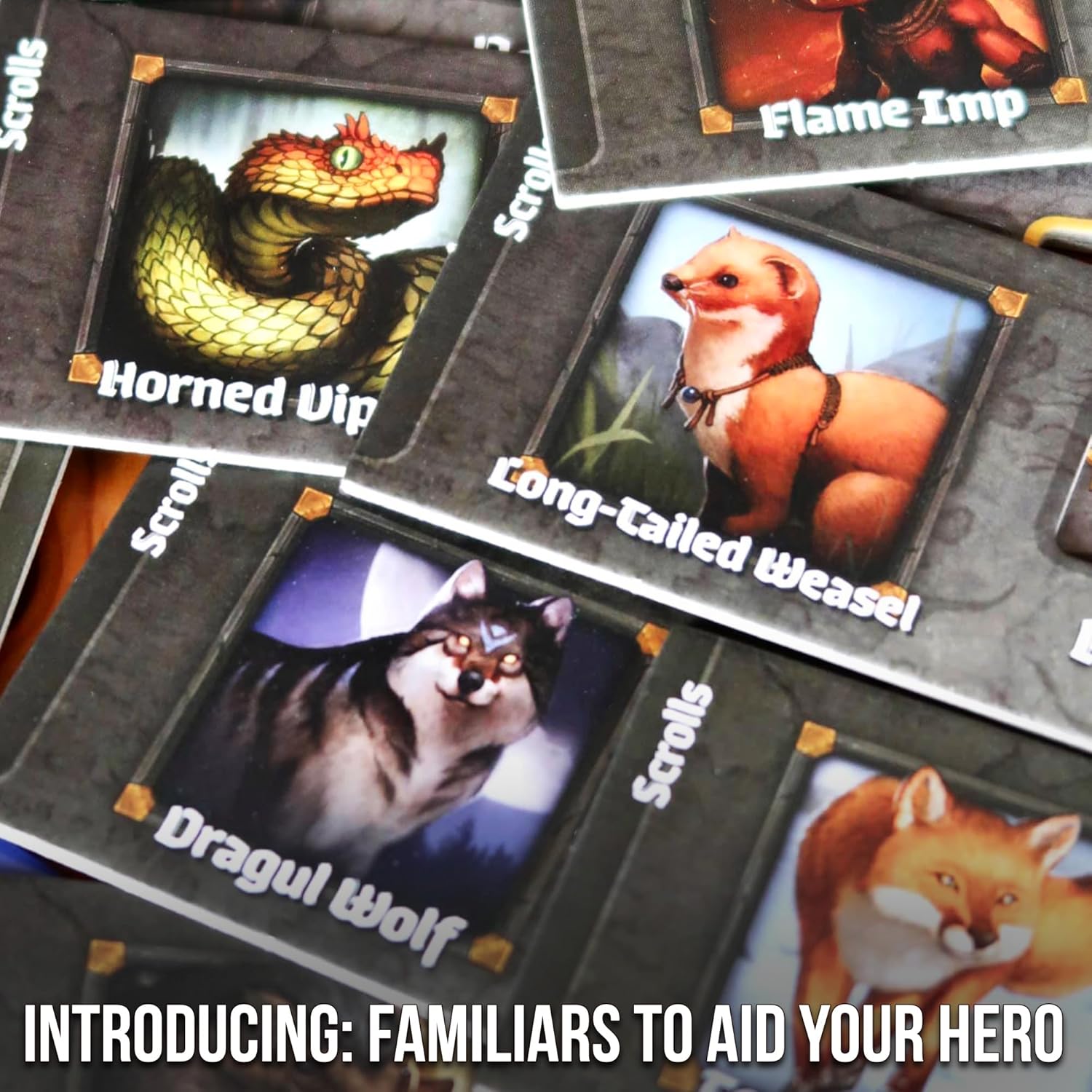 Roll Player: Fiends & Familiars, Big Box Edition | Expansion and Storage Solution for Roll Player | Strategy Dice Family Board Game for 1-4 Players Ages 14+ by Thunderworks Games