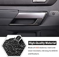 Vista 3 de Aunginsy Cubierta de panel de manija de puerta interior de automóvil compatible con Toyota Tundra 2022-2024 2025, panel de puerta delantera