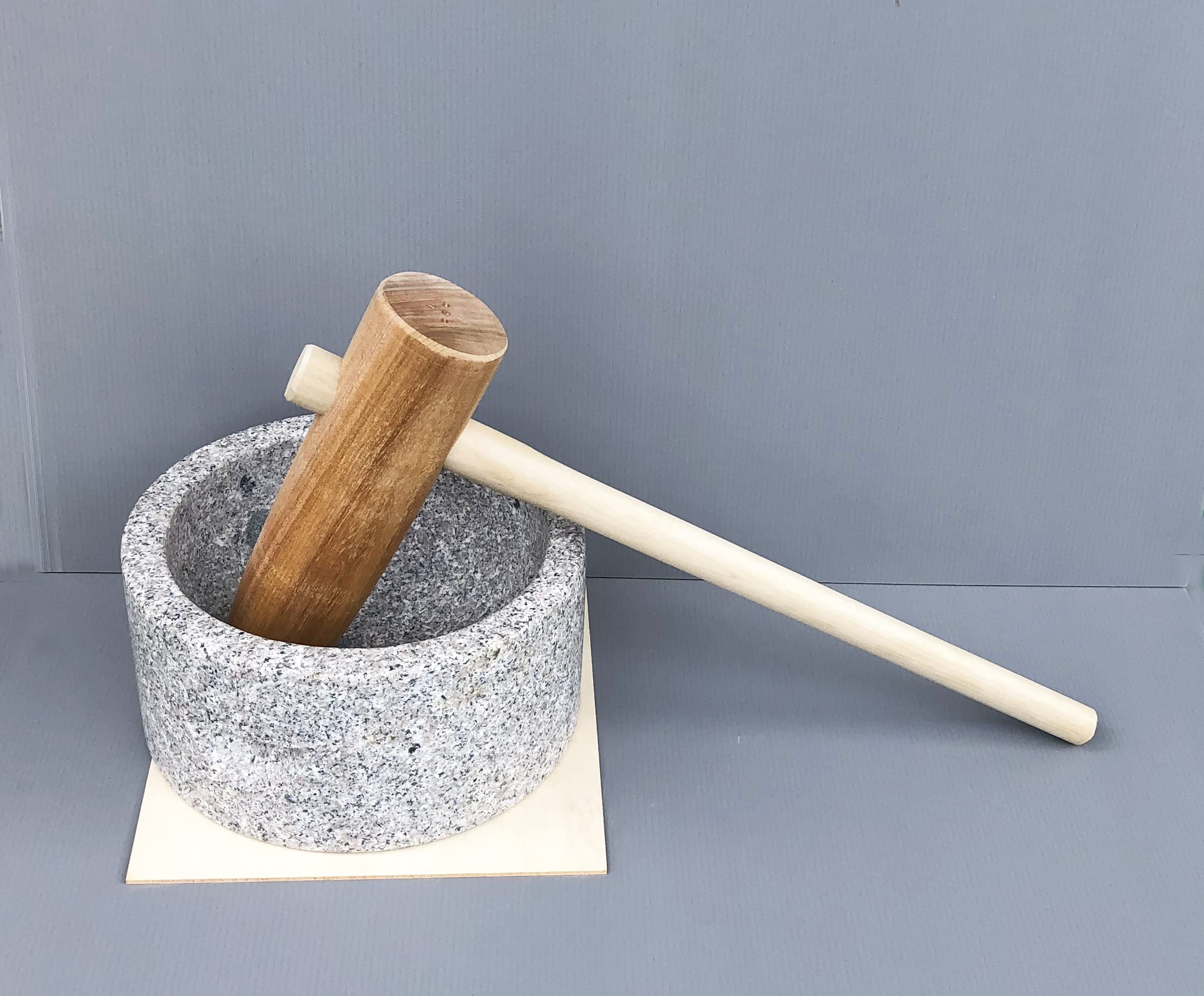 Amazon｜家庭用 もちつきセット 1升用 もち臼セット 親子キネ付 23305