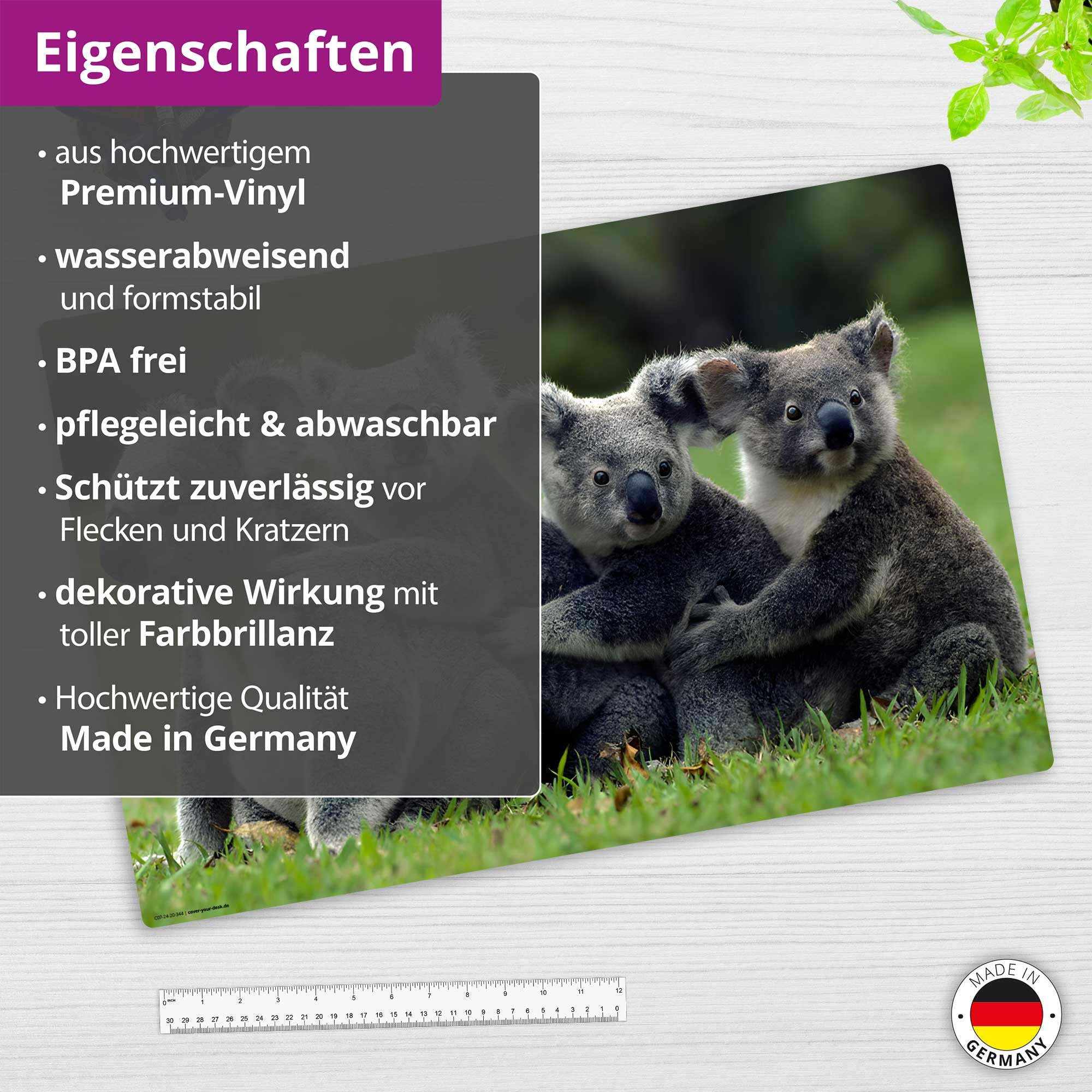 Sous-main éducatif Enfant 40x60cm - Thème Phare - ABC, Chiffres, Formes, Heures - Cuir PU Imperméable Et Effaçable