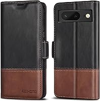 Vista 1 de KEZiHOME Funda para Google Pixel 8, piel auténtica [bloqueo RFID] Funda tipo cartera con tarjetero y función atril para Google Pixel 8 5G