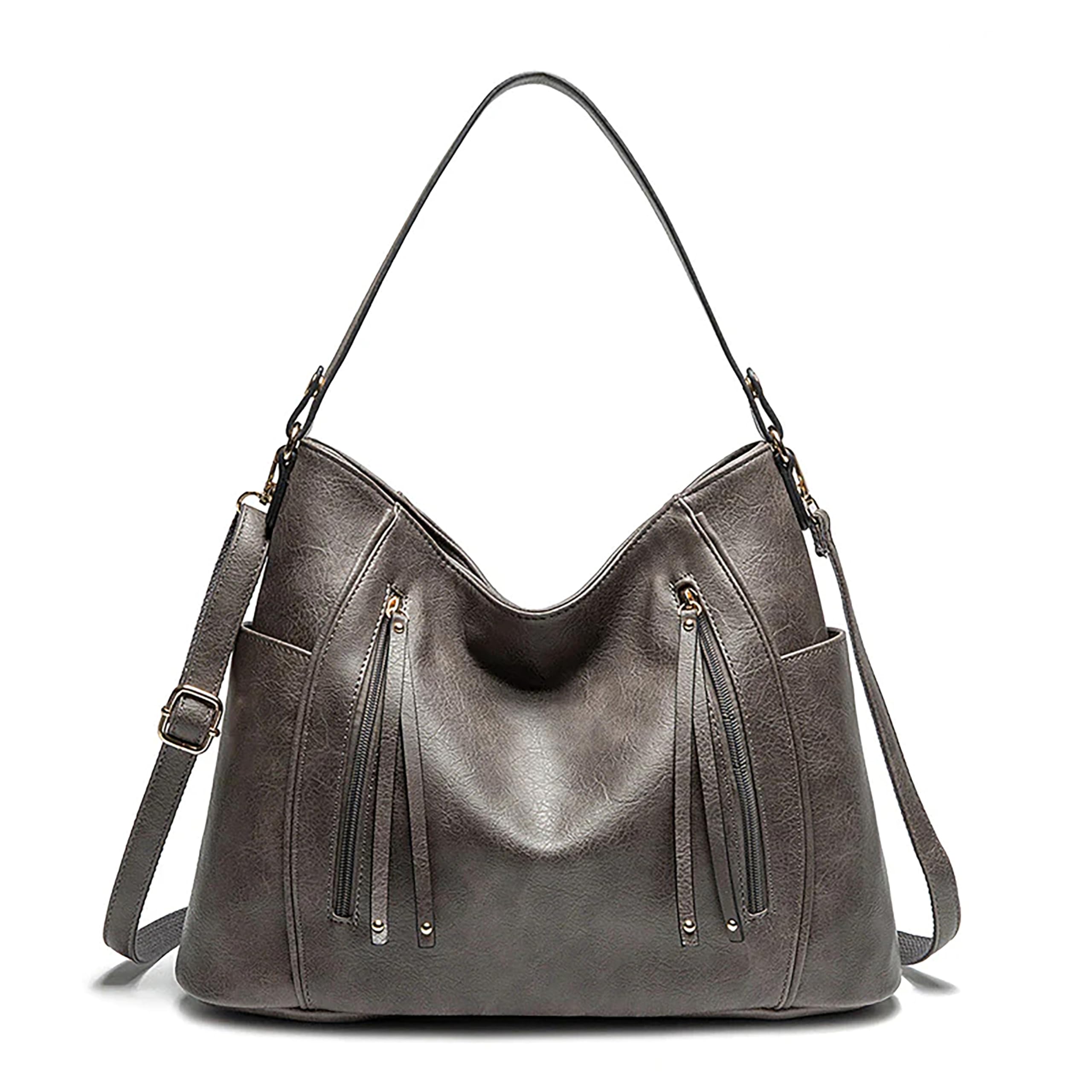 syga Women's Shoulder Leather Crossbody Tote Bag with Multiple Internal Pockets in Pretty Color-picture-32