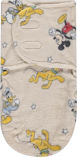 Disney Minnie Mouse - Saco para envolver al bebé de una sola capa, manta de envolver para recién nacido, manta suave y cómoda, manta para dormir o
