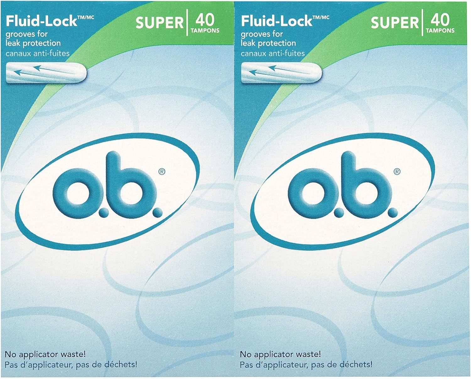 O.B. Super Tampons - 40 ct - 2 pk