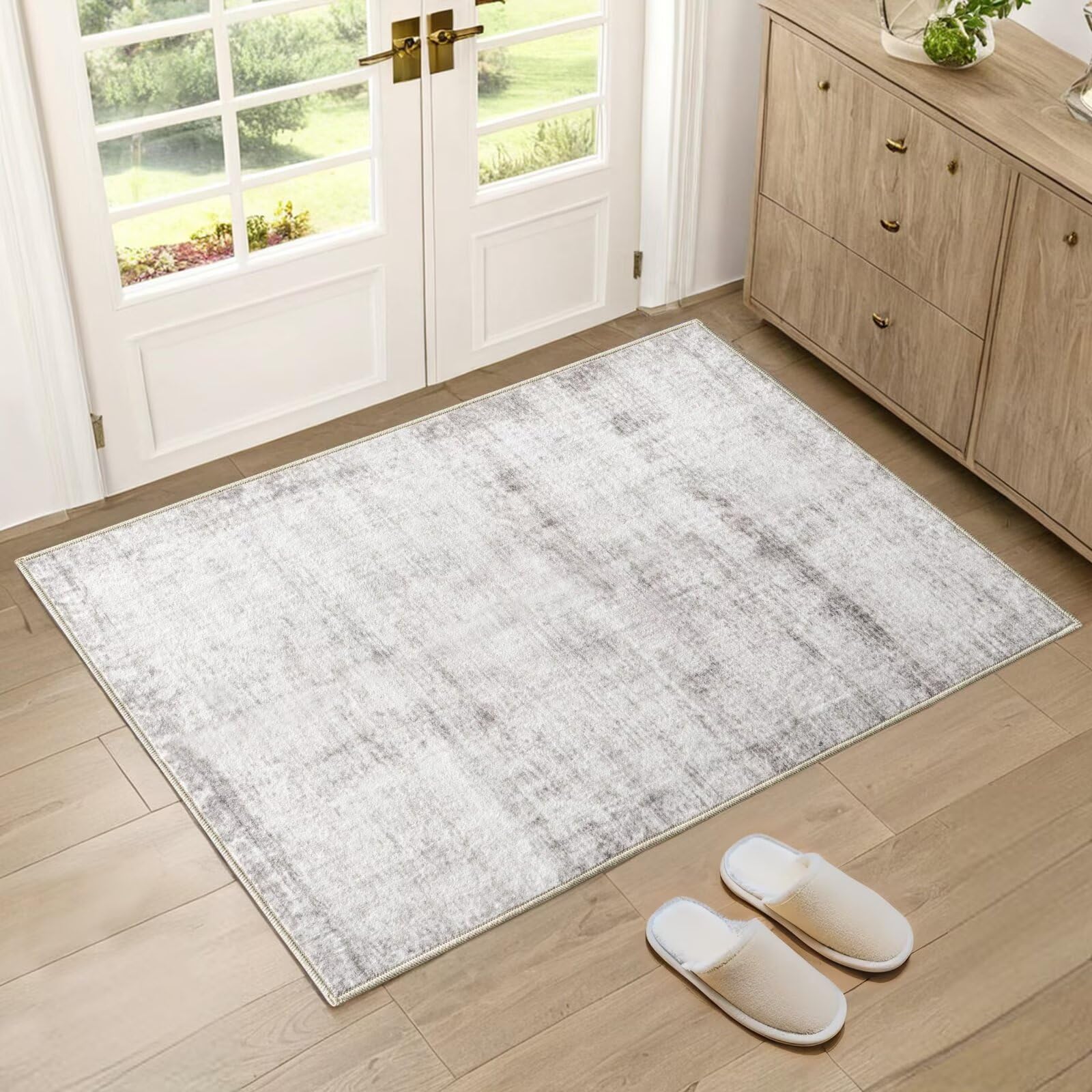 FancyRoof Washable Rugs 2x3 Area Rugs for Living Room Modern Abstract Rugs for Bedroom Large Carpets Ultra Soft