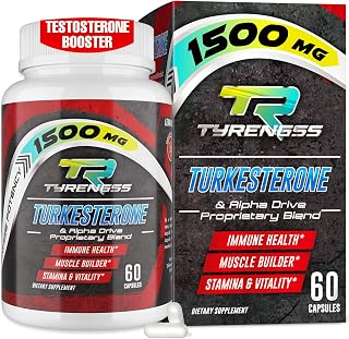 Testosterone Supplement for Men - Testosterone Booster for Men, 4X Strength Male Enhancing Supplement with Turkesterone, Zinc, Ashwagandha, Maca Root for Workout, Muscle Builder, Energy - 60 Capsules