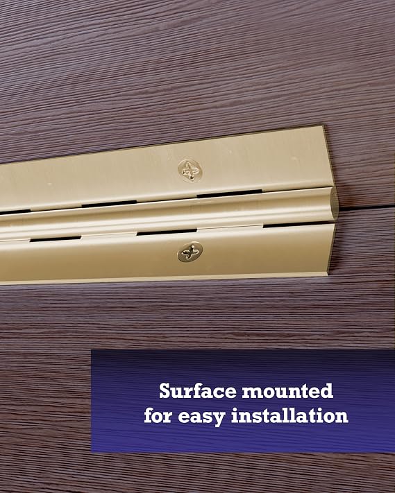Hardware Essentials 851071 Continuous Pin 36 x 1-1/2 Brass