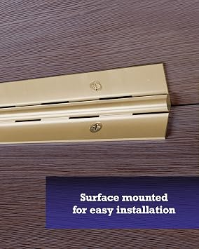 Hardware Essentials 851071 Continuous Pin 36 x 1-1/2 Brass