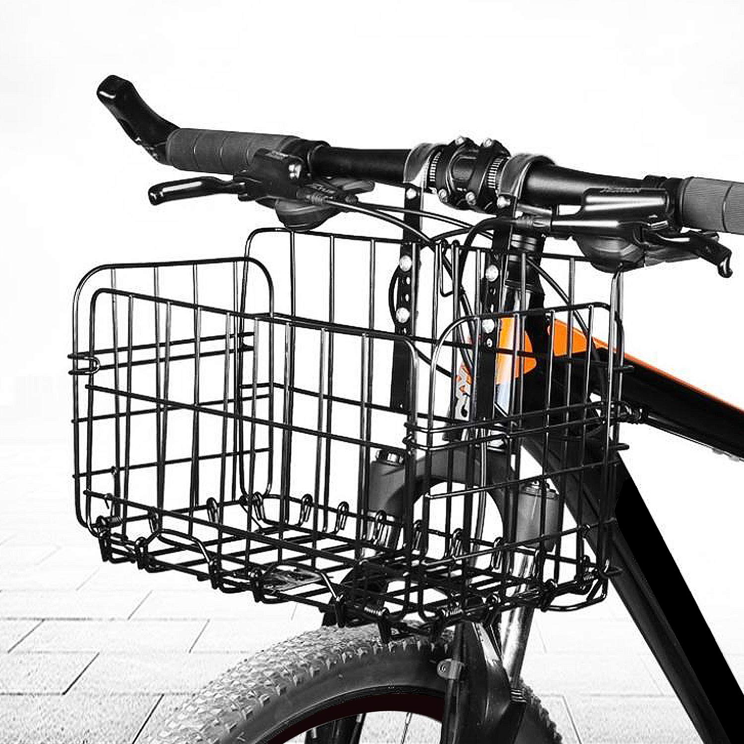 Amazon | GLE2016 折りたたみ自転車用フロントバスケット CZXJKKL 防錆