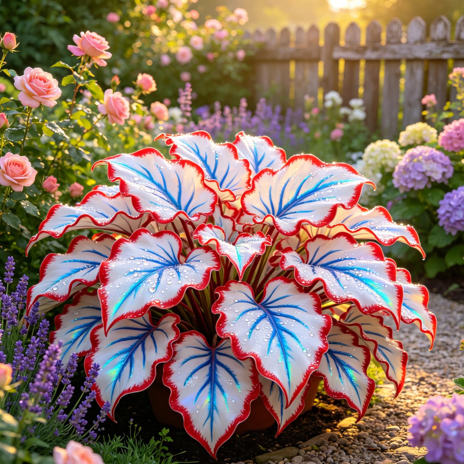 Hardy Perennial&Vivid Rainbow Hosta Rhizome/Stunning Hosta Bulbs for Current Planting UK/Thrive Strongly/Striking Ornamental Display/Container-Grown/Minimal Upkeep-6Bulbs-E