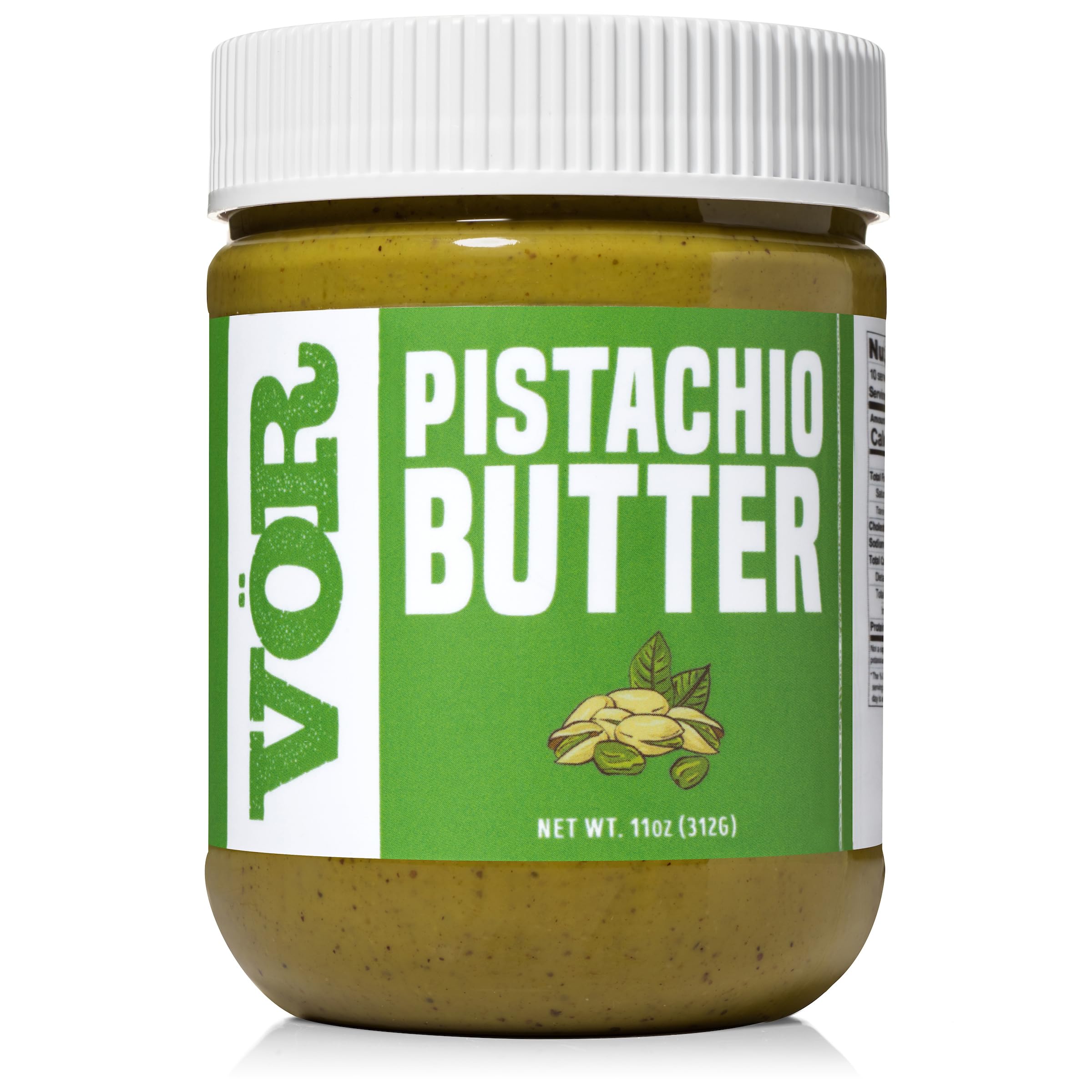 Vör All Natural Pistachio Butter Spread (11oz) | Rich & Nutty Pistachio Butter for Knafeh Dubai Chocolate Bars