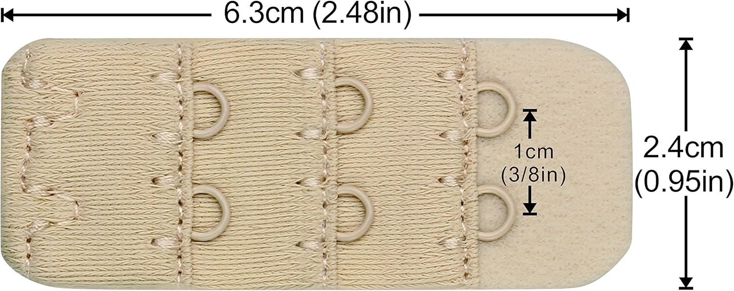 Wingslove Womens Bra Extender Bra Band Breathing room 3pcs-Pack Multi-size - Image 3