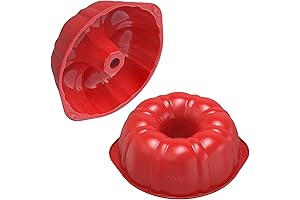 SILIVO Silicone Bunt Cake Pan (2 Pack)