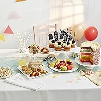 Vista 71 de Rsstarxi Paquete de 36 adornos para cupcakes de Halloween, bruja, fantasma, magdalenas, murciélagos, arañas, gatos, decoración de pasteles