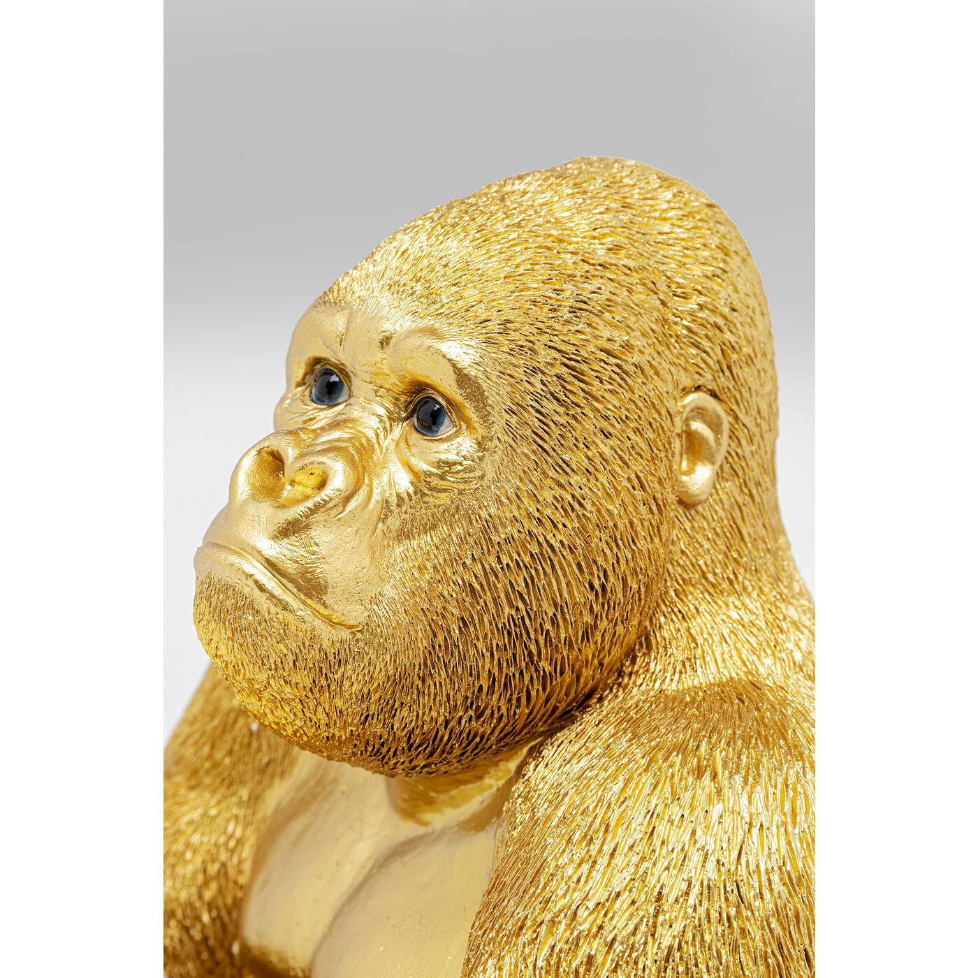 Kare Design figura decorativa Gorilla Butler, oro, 37 cm, idea regalo