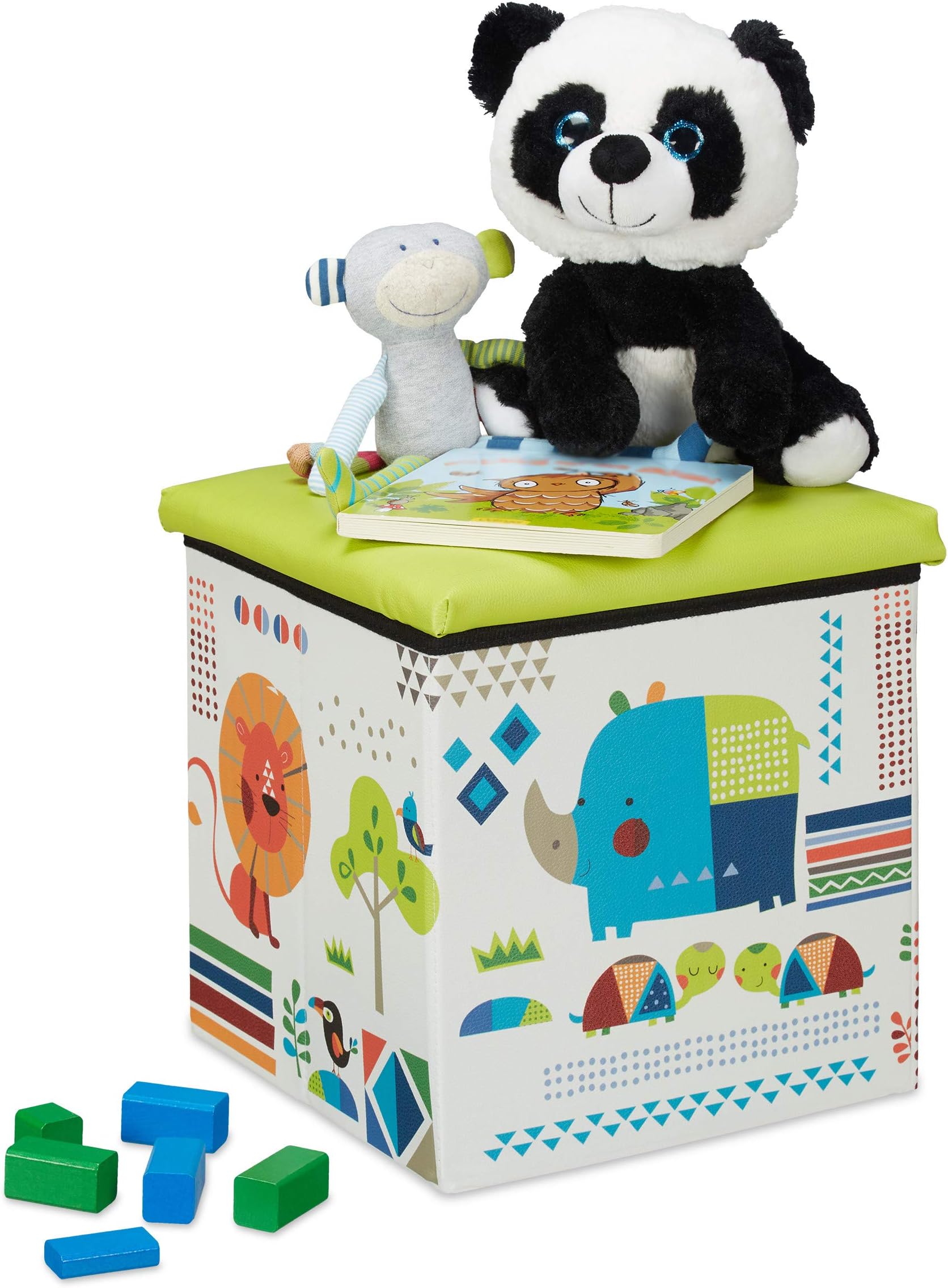 Omedecal Spielzeugkiste 124L - Faltbar Mit Einhorn Design | Kinderzimmer