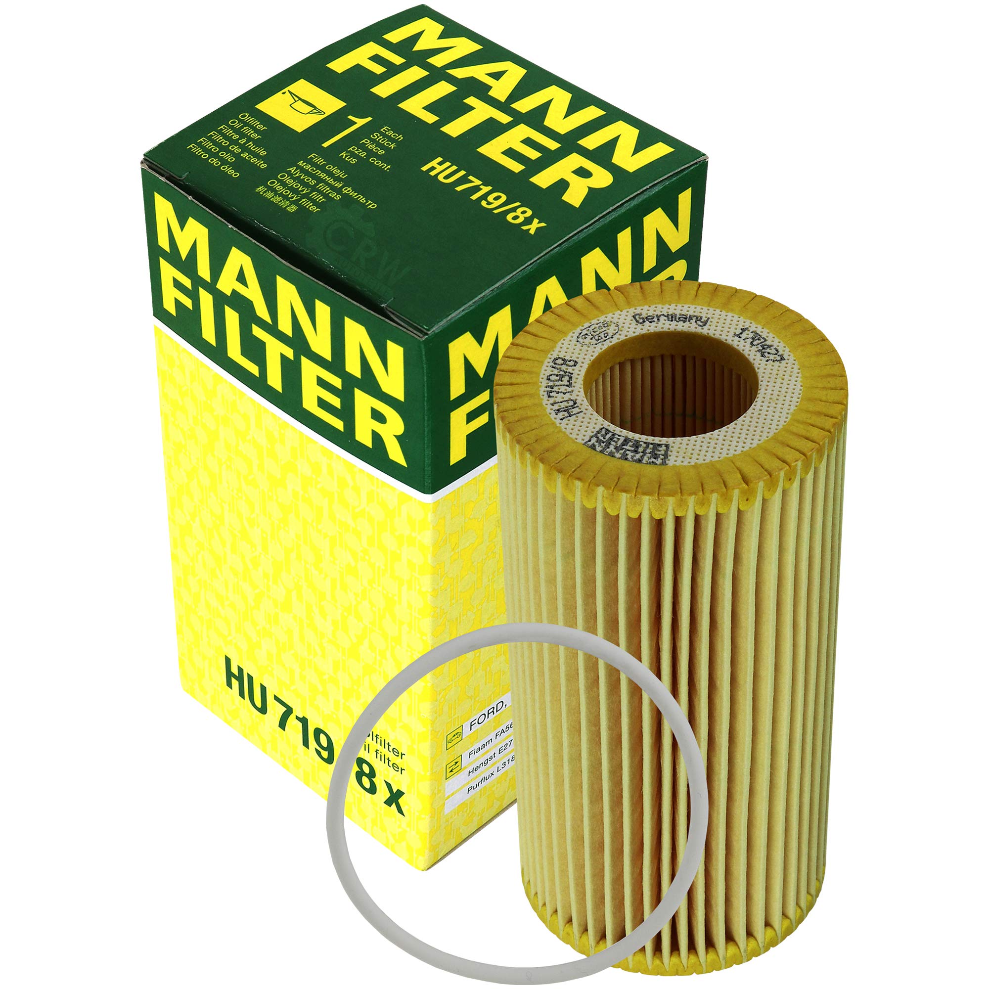 Paquete de inspección Kit de mantenimiento de filtros con filtro de aceite HU 719/8 x, filtro de aire C 29 150, filtro de combustible PU 9003 z, filtro de habitáculo CUK 2440, tornillo de