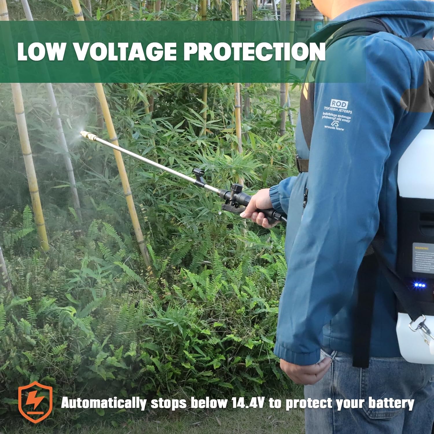 Speed control knob for adjusting spray pressure