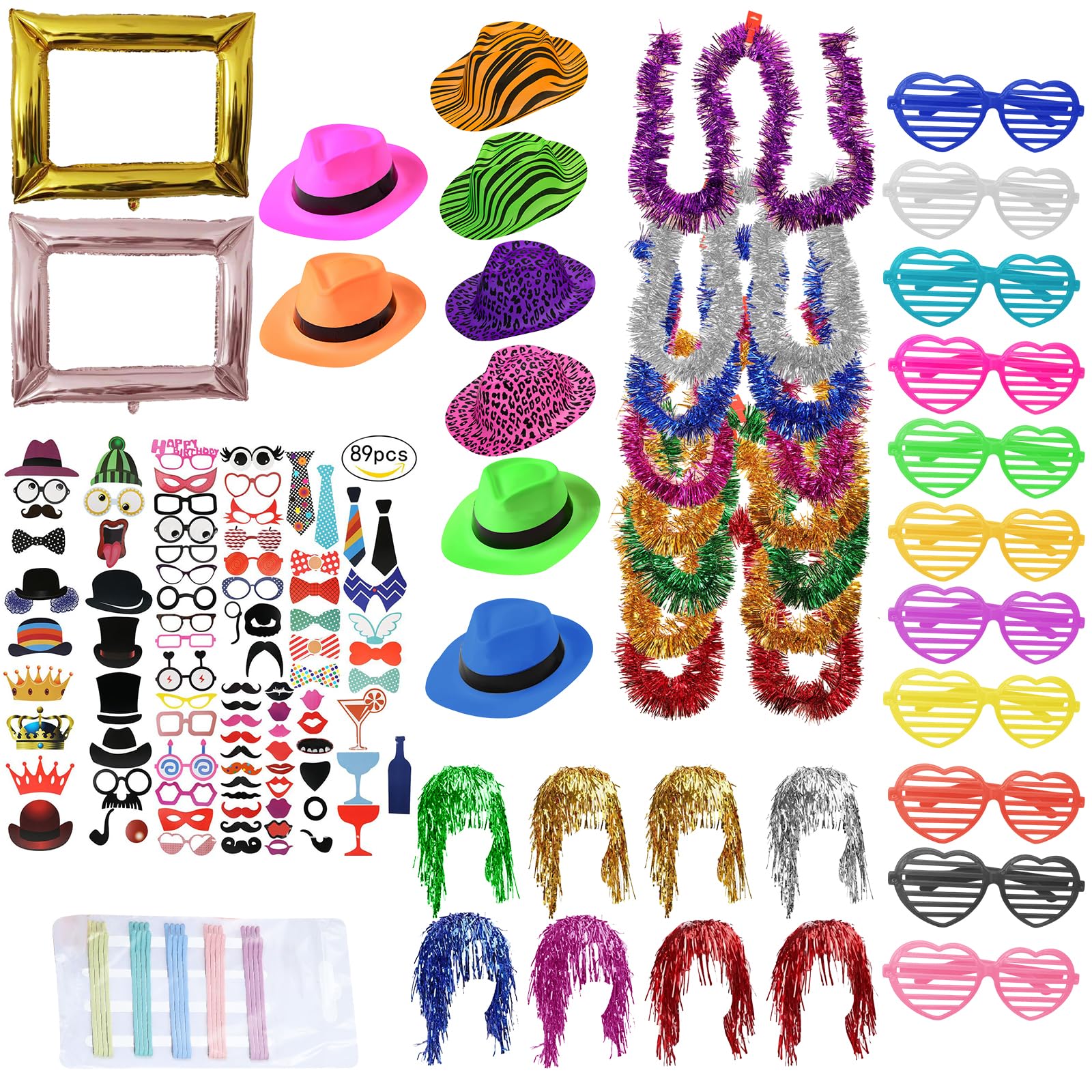 147 pezzi decorazione per feste, accessori per foto, booth, decorazione per feste per bambini, berretti, accessori per feste, matrimoni, Halloween, Natale, decorazione da tavolo, compleanno,