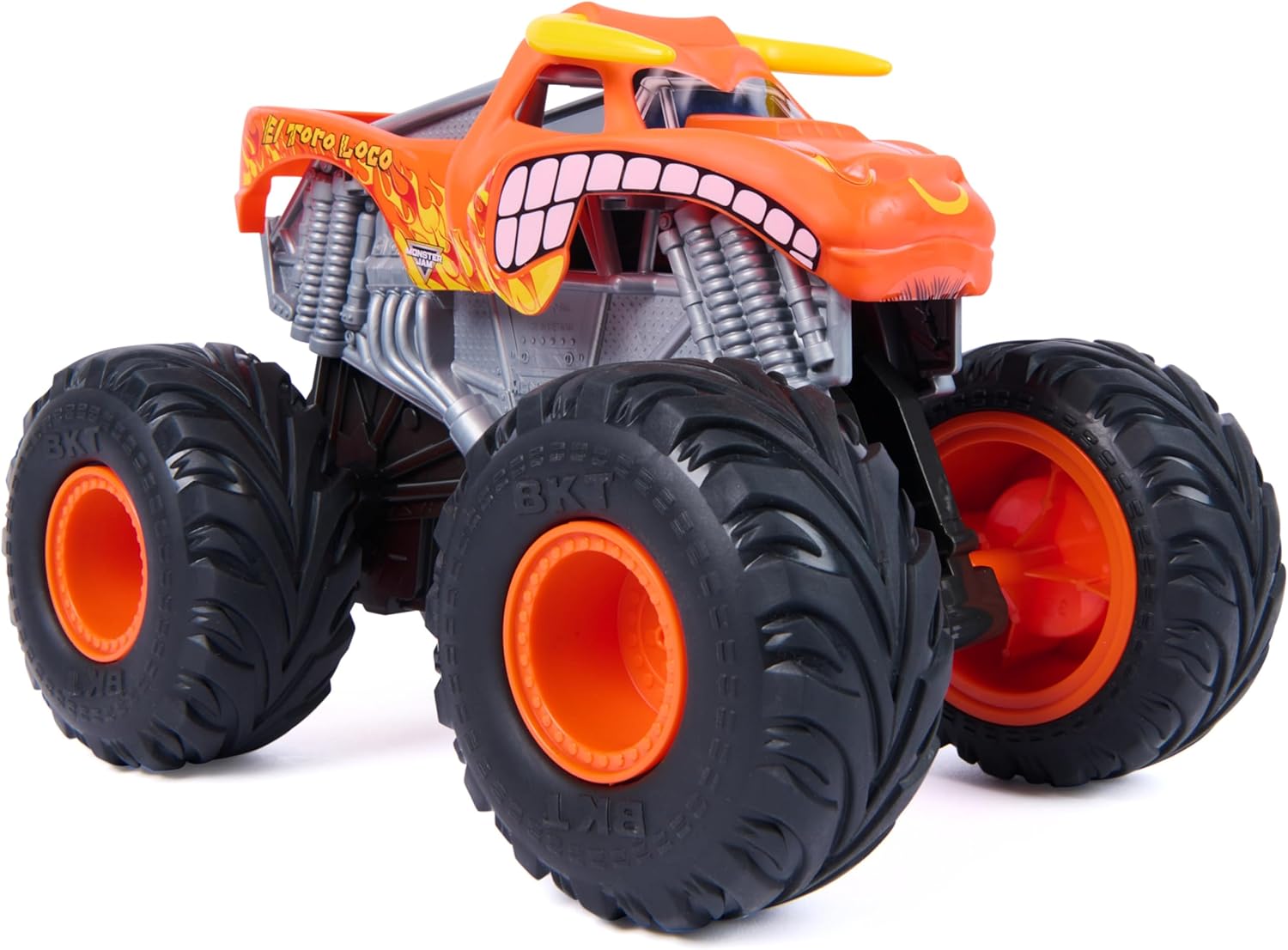 Monster Jam, Official El Toro Loco Rev ‘N Roar 1:15 Scale Monster Truck, Kids Toys for Boys & Girls Ages 3 and up