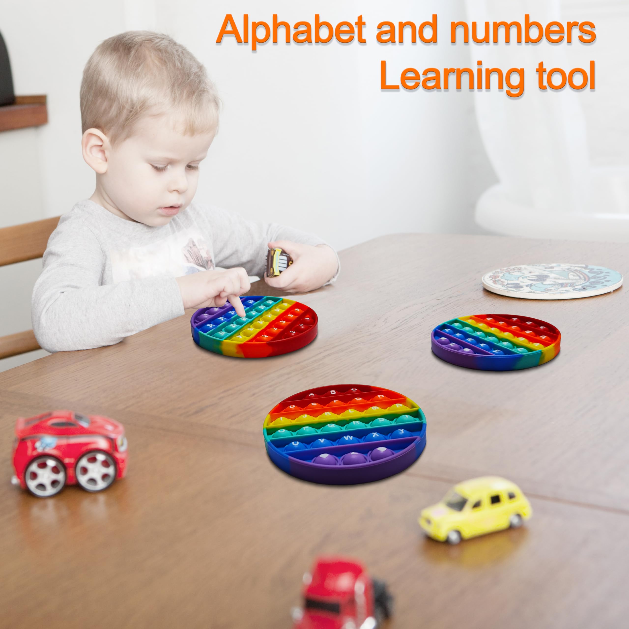 Snapklik.com : Proweber Alphabet Pop Fidget Toy Letters ABC Numbers ...