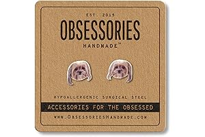 Exquisite Custom Pet Stud Earrings