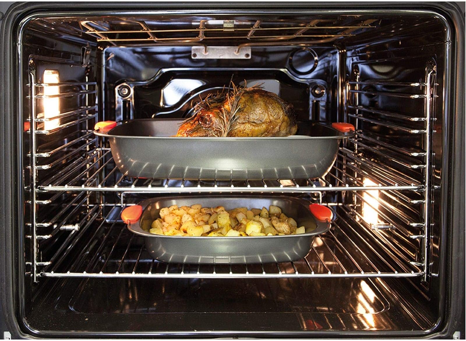 CDA SK210SS Four function single electric fan oven, Black [Energy Class A]