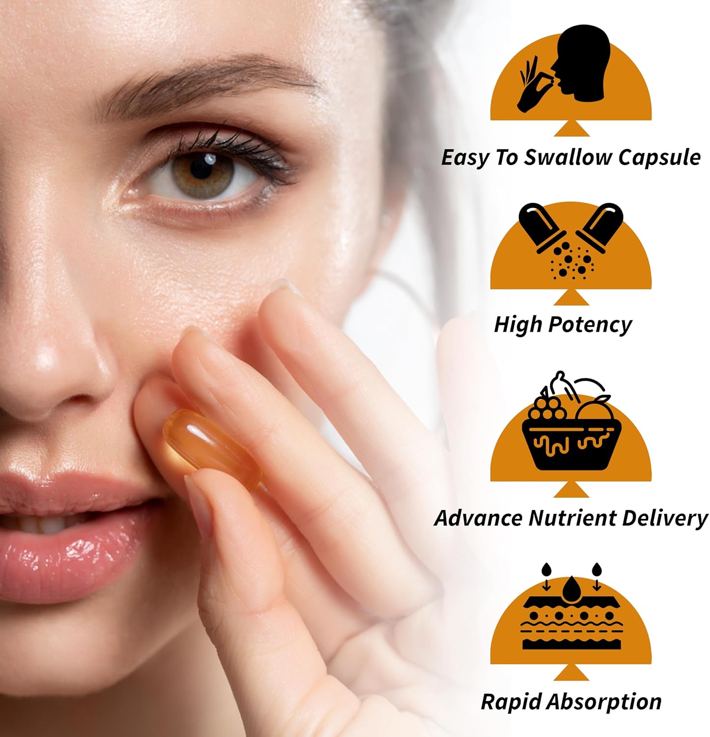 Liposomal - Vitamin c 1000mg - 60 Vitamin c Capsules - Higher Absorption,bioavailability liposomal Vitamin c by Moon and Mercury