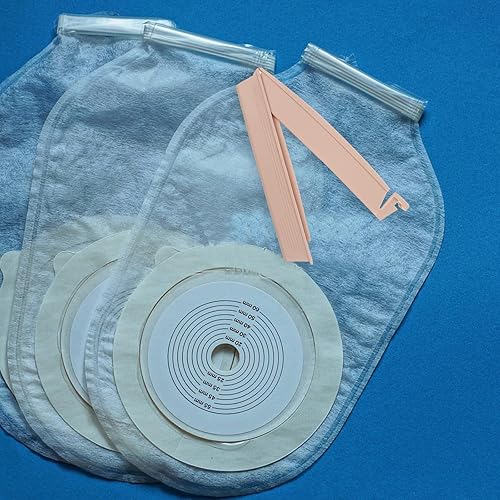 Miniatura 9 de EXCEART Clips para bolsa de ostomía, bolsas de drenaje de ostomía, bolsa de colostomía, cierre de abrazadera, abrazaderas de sellado, clips de