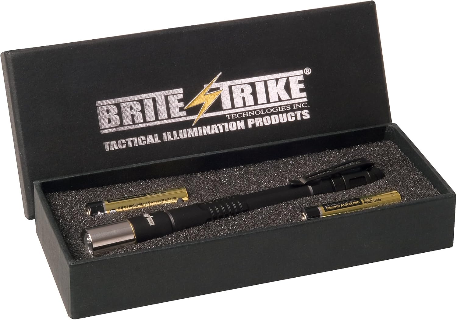 Best Deal 🛒 Brite Strike EPLI Flashlight, Tactical Pen Light, Executive Precision Lighting Instrument, Super Bright, Waterproof & Shockproof, Black