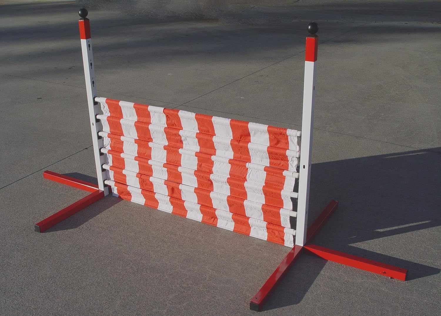 Dog Agility Panel Jump, Red-White