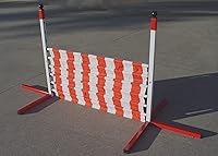 Vista 4 de Salto de panel de agilidad para perros, rojo-blanco