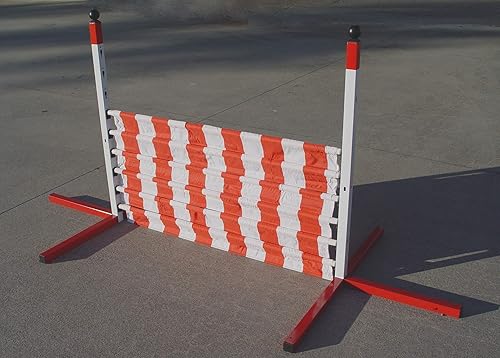 Miniatura 4 de Salto de panel de agilidad para perros, rojo-blanco