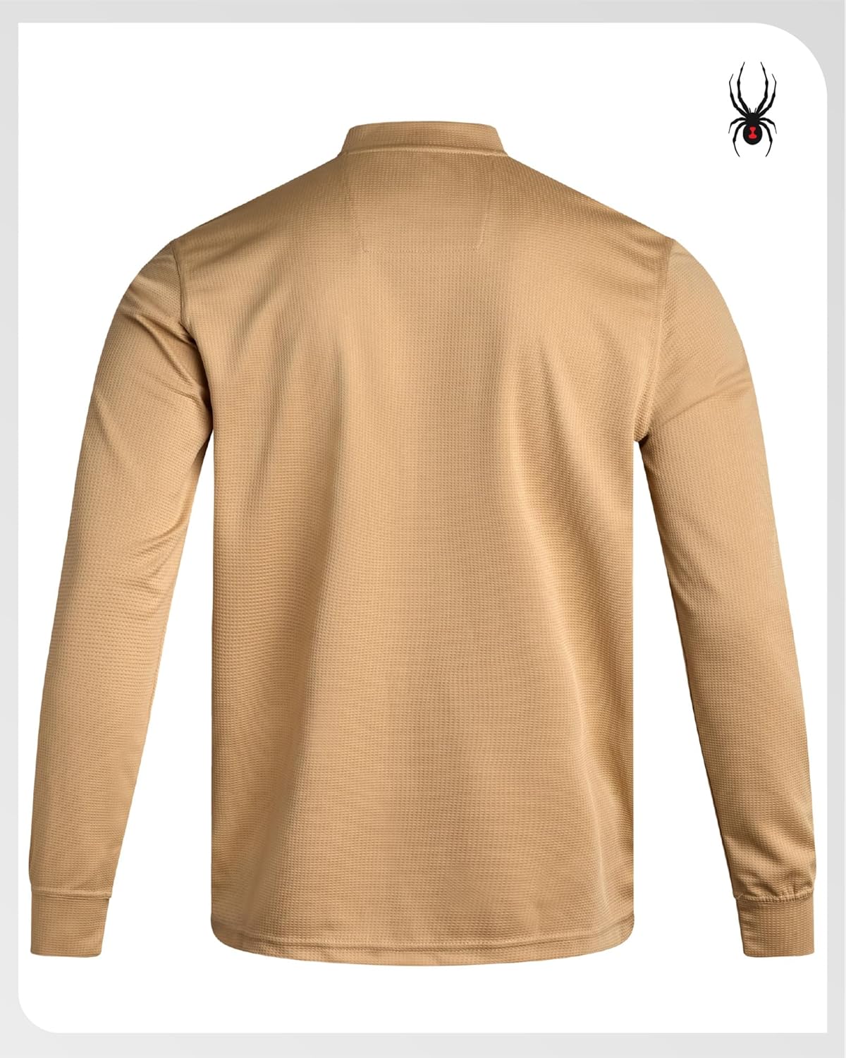 Spyder Mens Henley Shirt - Lightweight Quick Dry Moisture Wicking Long Sleeve Athletic Performance Shirts for Men - Image 6