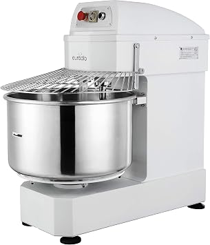 Eurodib LM50T 50-Quart Commercial Spiral Dough Mixer, 220v, White
