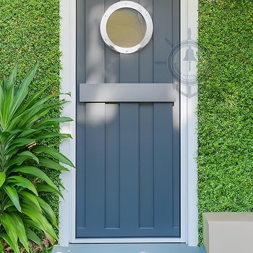 Miniatura 8 de Nagina International Ventana náutica de alta calidad de aluminio con brida profunda de níquel con cristal transparente, decoración del hogar de la