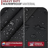 Vista 4 de Unicook Funda de parrilla de 53 pulgadas para Weber Spirit II 300 y Spirit 300 Series, funda de barbacoa para exteriores de alta resistencia e