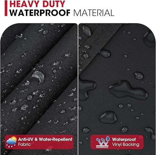 Miniatura 4 de Unicook Cubierta para parrilla de pellets serie 34, cubierta para ahumador de pellets de madera resistente e impermeable, compatible con Traeger, Z