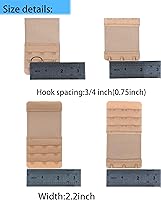 Vista 3 de SAMGU - Extensores de brasier para mujeres, correa de extensión de brasier elástica de 3 ganchos