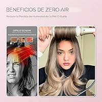 Vista 7 de TYMO Cepillo Térmico Rizador - STYLUX 1.5 Pulgadas Voluminizador de Peinado con Flexi-Fit para Alisado de Cabello, Herramienta Estilizadora Redonda