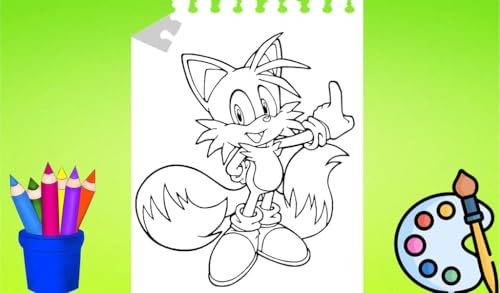 Sonic Prime Coloring Pages & coloring book.