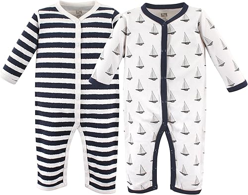 Hudson Baby - Mamelucos de algodón para niñas bebés