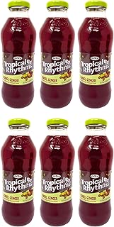 Grace Tropical Rhythms Sorrel Ginger Jamaican Fruit Juice 16oz, 6 Pack