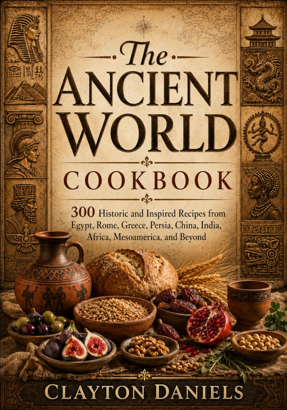 The Ancient World Cookbook: 300 Historic and Inspired Recipes from Egypt, Rome, Greece, Persia, China, India, Africa, Mesoamerica, and Beyond (Into the Past Cookbook Series)