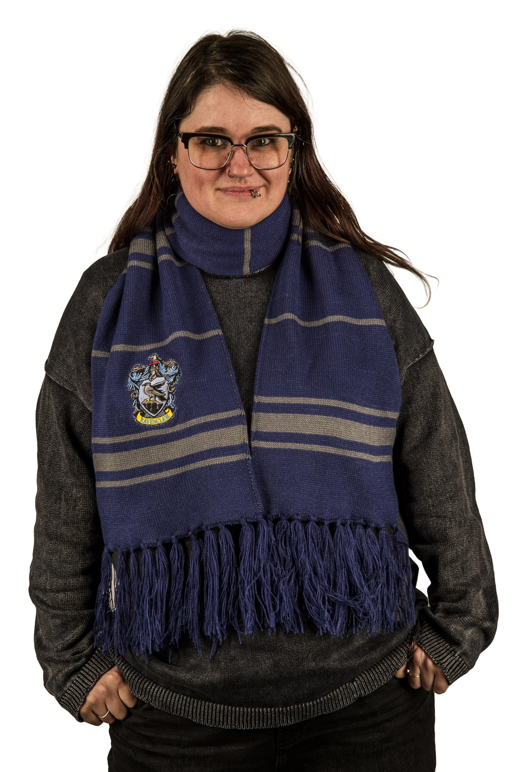 AAA Merchandise Harry Potter: House Scarf - Thin Stripes (Boxed) (Ravenclaw)