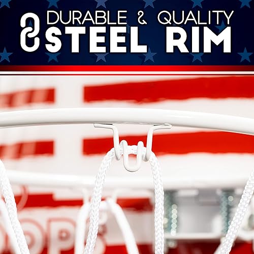 Miniatura 45 de Franklin Sports Mini aros de baloncesto para interiores sobre la puerta y juegos de baloncesto, accesorio perfecto para dormitorio y oficina